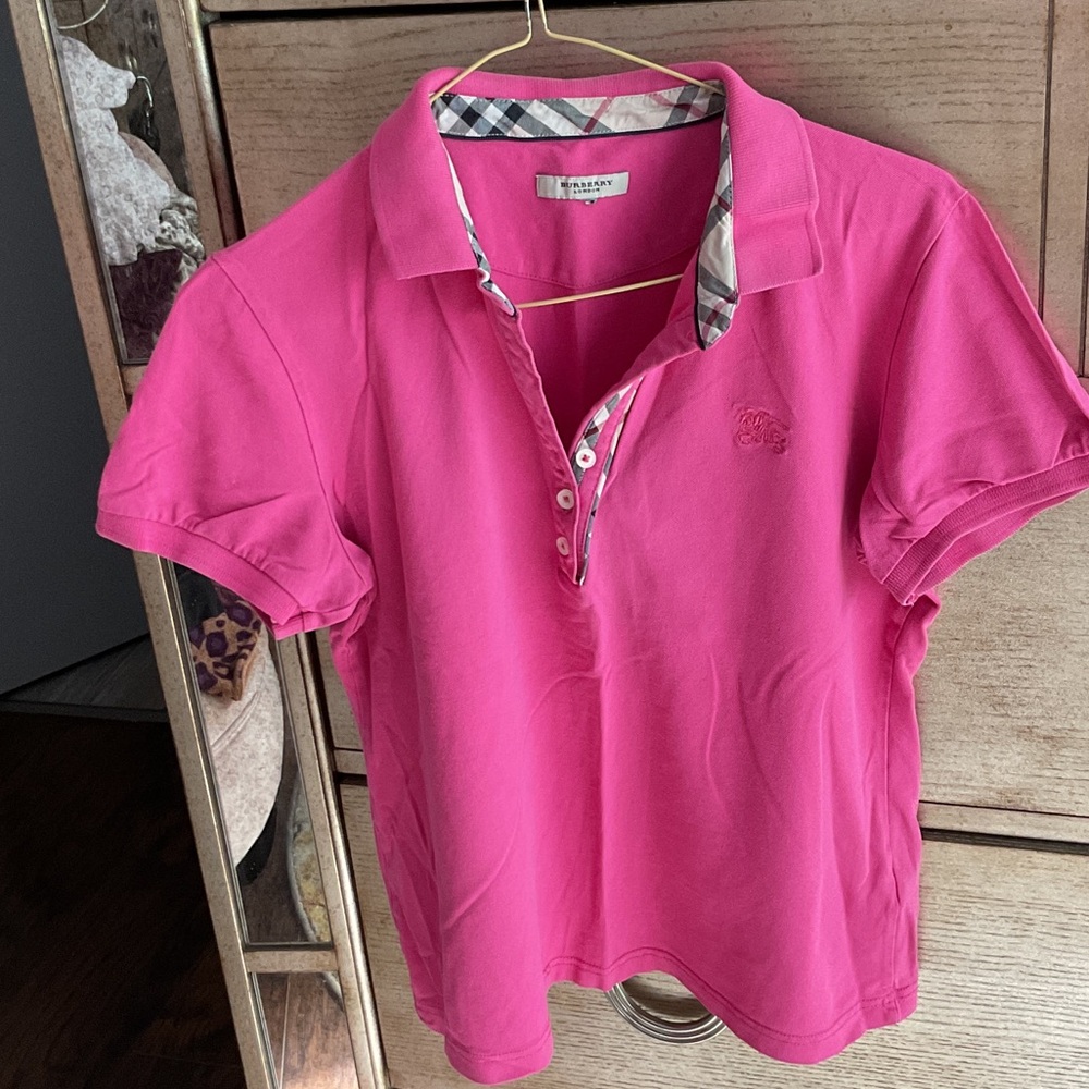 Pink Polo Shirt ; sizeS/m